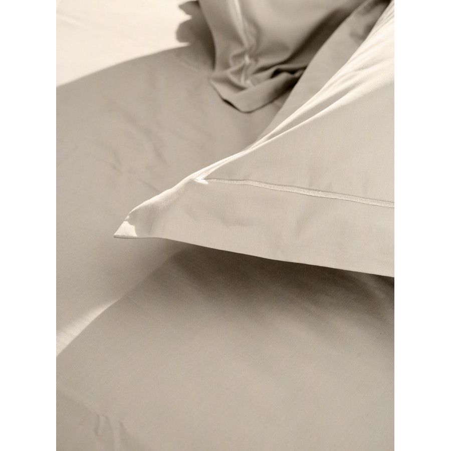 Σετ Σεντόνια Υπέρδιπλα (255x280) Βαμβακοσατέν 300 Κλωστών Sunshine Omnia Beige