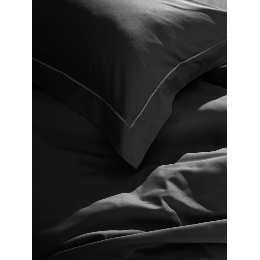 Σετ Σεντόνια Υπέρδιπλα (255x280) Βαμβακοσατέν 300 Κλωστών Sunshine Omnia Black