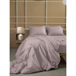 Παπλωματοθήκη Υπέρδιπλη (220x240) Βαμβακοσατέν 300 Κλωστών Sunshine Omnia Powder