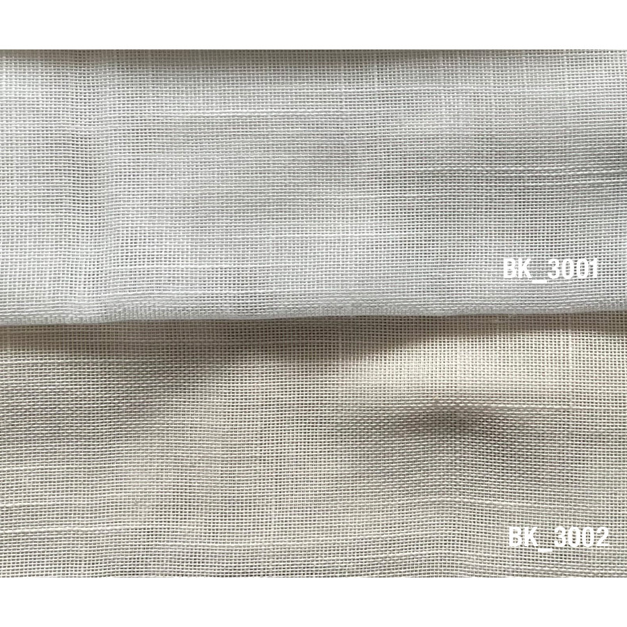 Έτοιμη Κουρτίνα Γάζα με Τρέσσα (200x260) Ημιδιάφανη Newhome ΒΚ3001 Ivory