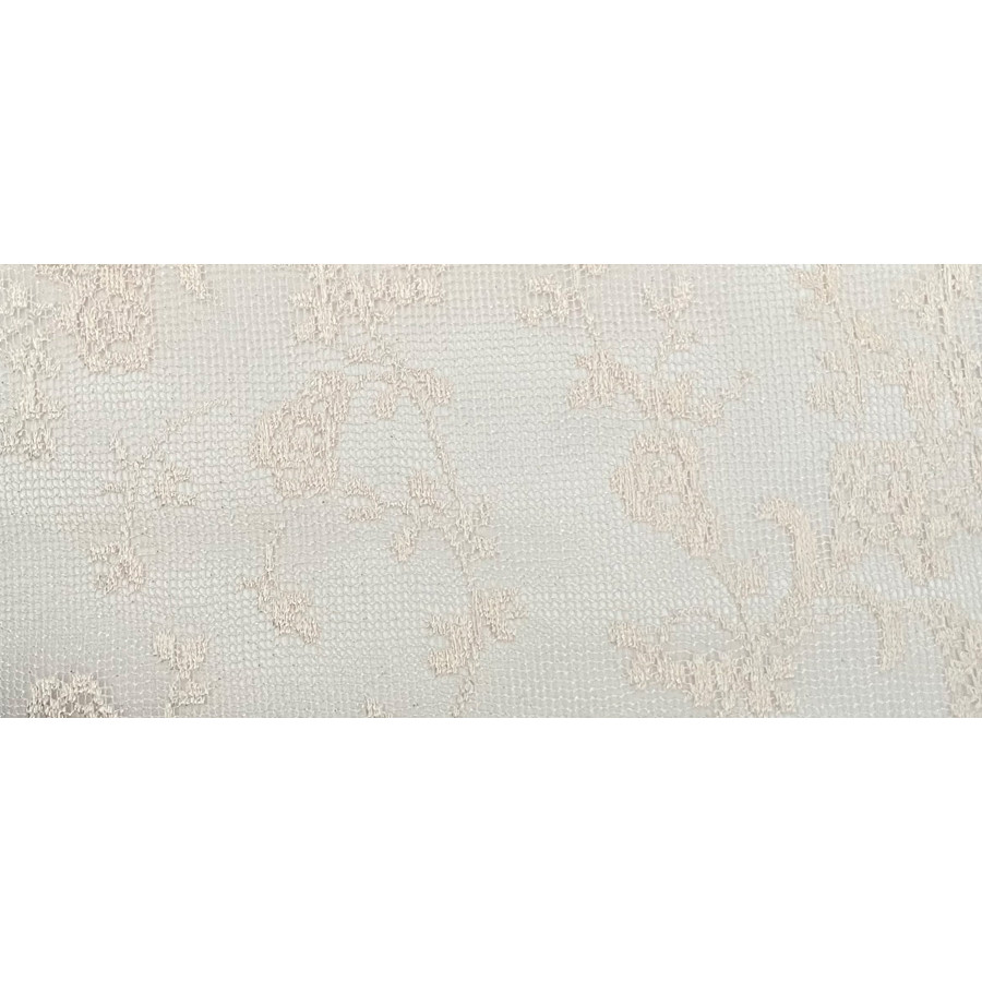 Έτοιμη Κουρτίνα Δαντέλλα με Τρέσσα (145x260) Ημιδιάφανη Newhome ΔΑΝ334 Ροζ Απαλό Floral