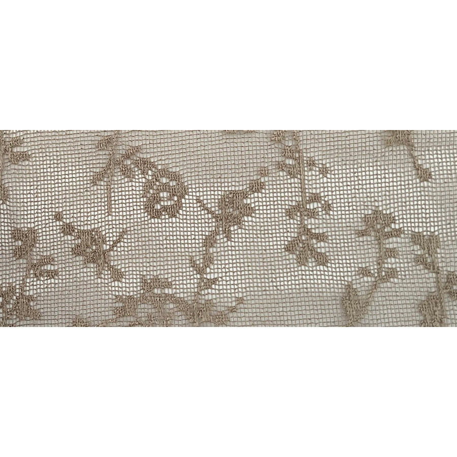 Έτοιμη Κουρτίνα Δαντέλλα με Τρέσσα (145x260) Ημιδιάφανη Newhome ΔΑΝ335 Πούρο Floral