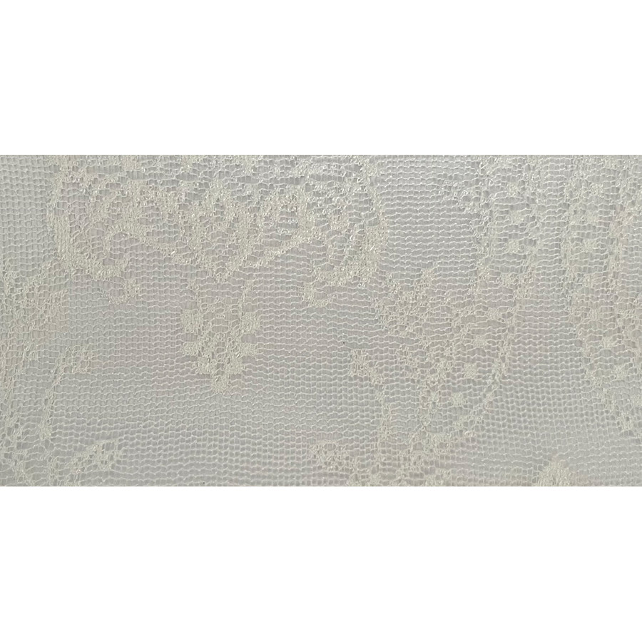 Έτοιμη Κουρτίνα Δαντέλλα με Τρέσσα (200x260) Ημιδιάφανη Newhome ΔΑΝ340 λευκό Damask