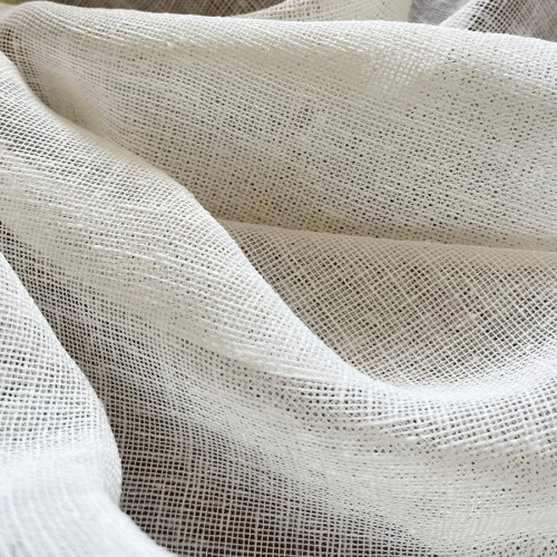 Έτοιμη Κουρτίνα Γάζα με Τρέσσα (145x260) Ημιδιάφανη Newhome ΛΚ7000 Λευκό