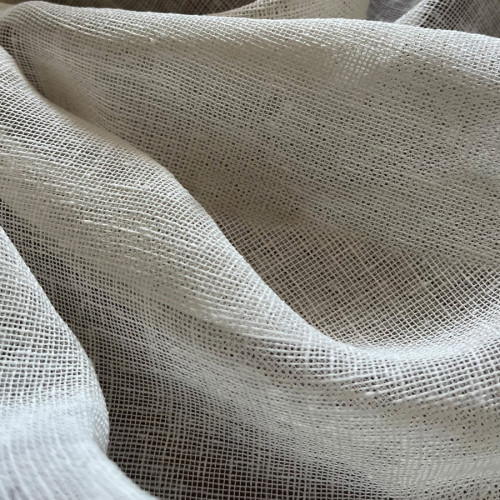 Έτοιμη Κουρτίνα Γάζα με Τρέσσα (145x260) Ημιδιάφανη Newhome ΛΚ7003 Σκούρο Μπεζ