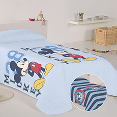 Κουβερλί Παιδικό Δύο Όψεων Borea Disney Mickey