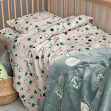 Σετ Σεντόνια Bebe (Μπεμπέ) 3τμχ Βαμβακερά Palamaiki Παναθηναικός FC9 Baby
