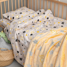 Σετ Σεντόνια Bebe (Μπεμπέ) 3τμχ Βαμβακερά Palamaiki ΑΕΚ6 Baby