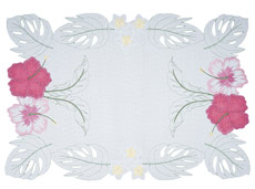 Σουπλά Newhome με Λουλούδια 18141 Offwhite