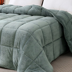 Κουβερτοπάπλωμα Flannel-Sherpa Melinen Shelby Silver Blue