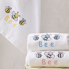 Σετ πετσέτες 2 τεμαχίων Bebe Rythmos Honey Bee