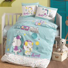 Σετ σεντόνια Bebe (Μπεμπέ) Βαμβακερά Rythmos Baby Sweet