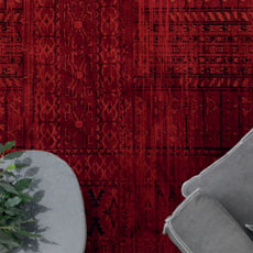 Χαλιά Μηχανοποίητα Royal Carpet Afgan 7504H Dark Red