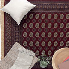 Χαλιά, Σετ Κρεβατοκάμαρας Μηχανοποίητα Royal Carpet Sherazad 8874 Red