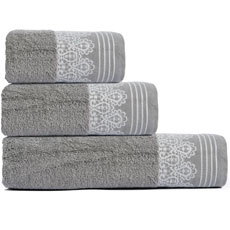 Πετσέτες για το μπάνιο 550γρ/τμ SB Home Alma Silver