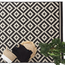 Χαλιά Μηχανοποίητα Ψάθα Αιγύπτου Royal Carpet Flox 721 Black