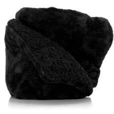 Κουβερτοπάπλωμα Flannel-Sherpa Borea Cozy Μαύρο