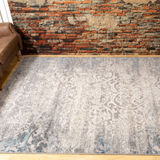 Χαλιά Μηχανοποίητα Ανάγλυφα Ezzo Venice 8140ACD Grey Blue