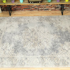 Χαλιά Μηχανοποίητα Ανάγλυφα Ezzo Venice 9198ACD Grey