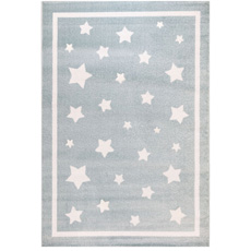 Παιδικά - Βρεφικά Χαλιά με Αστεράκια Ezzo Kiddie Estrella A173AX6 Blue