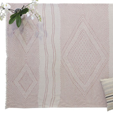 Χαλιά, Πατάκια, Διάδρομοι Μηχανοποίητα Ψάθα Βαμβακερή Royal Carpet Casa Cotton 22099 Pink