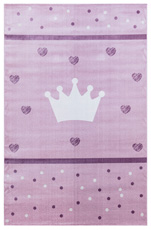 Παιδικά - Βρεφικά Χαλιά με Κορώνα (Στέμμα) Ezzo Bambino Crown 8609 Pink