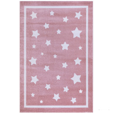 Παιδικά - Βρεφικά Χαλιά με Αστεράκια Ezzo Kiddie Estrella A173AX6 Pink