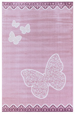 Παιδικά - Βρεφικά χαλιά, Ezzo Bebe Butterfly A170A Pink