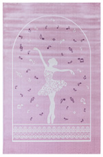 Παιδικά - Βρεφικά χαλιά 160x230, Ezzo Bebe Ballerina A164A Pink