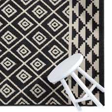Χαλιά, Πατάκια Μηχανοποίητα Ψάθα Αιγύπτου Royal Carpet Flox Black 6094