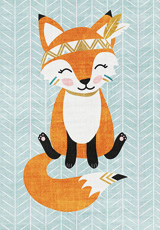 Παιδικά - Βρεφικά Χαλιά Ezzo Playtime Fox KD55