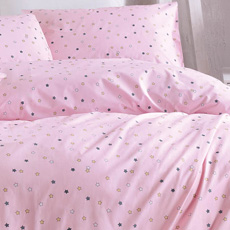 Σετ Σεντόνια Βαμβακερά Rythmos Symbol Cute Pink
