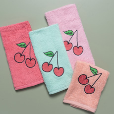 Σετ πετσέτες 4 τεμαχίων Bebe Palamaiki Cherries