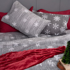 Σετ σεντόνια φανελένια χριστουγεννιάτικα Palamaiki Flannel Beauty FB0215
