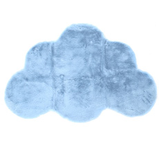 Παιδικά χαλιά 0,80Χ1,20 τεχνητή γούνα, αντιολισθητικό υπόστρωμα Royal Carpet Bunny Kids Cloud Blue 