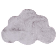 Παιδικά χαλιά 0,80Χ1,20 τεχνητή γούνα, αντιολισθητικό υπόστρωμα Royal Carpet Bunny Kids Cloud Silver