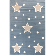 Παιδικά Χαλιά ανάγλυφα Ezzo Vagio Stars A161ACD Blue