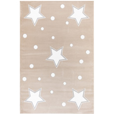 Παιδικά Χαλιά ανάγλυφα Ezzo Vagio Stars A161ACD L. Beige