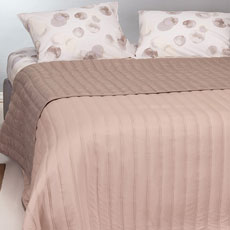 Κουβερλί Διπλής Όψεως Melinen Capri Saumon Taupe