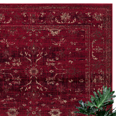 Χαλιά, Πατάκια, Στρογγυλά, heatset Ezzo Antika 6299AHH Burgundy