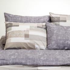 Μαξιλαροθήκες 2τεμ. Βαμβακερές Melinen Ultra Line AW22 Salvador Grey