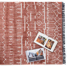 Χαλιά Shaggy Υφή Royal Carpet Iris 191 Brick Cream