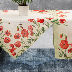 Καρέ και Τραβέρσες με λουλούδια (floral) ανοιξιάτικα Νewhome 0734