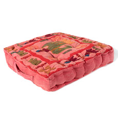 Μαξιλάρια Box με απλικέ σχέδιο Newhome Elephant Κόκκινο