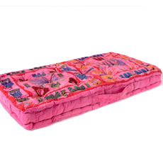 Μαξιλάρια Box με απλικέ σχέδιο Newhome Elephant Ροζ Μεγάλο