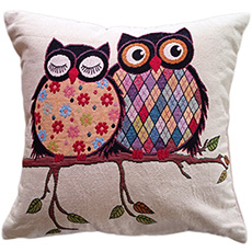 Διακοσμητική Θήκη Newhome Βέλγικο Owls Couple No04